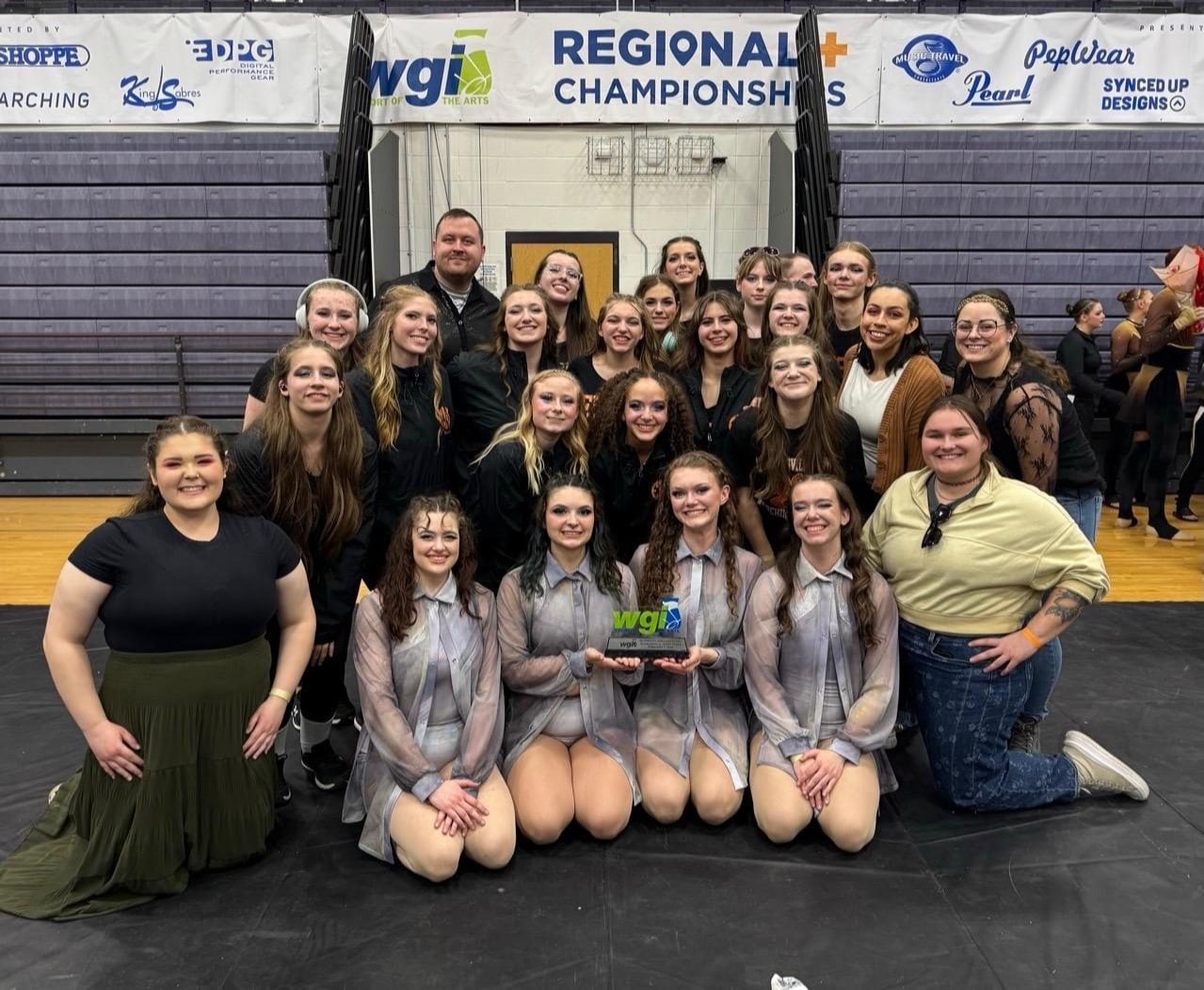 EHS Color Guard Brings Home School's First WGI Regional Championship  