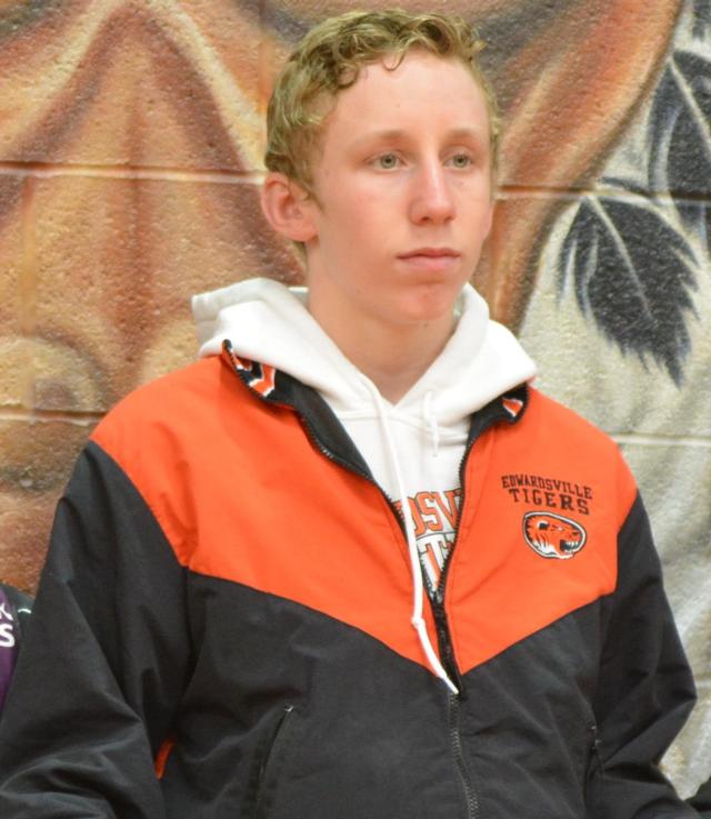 Edwardsville wrestler Luke Odom