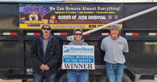 Alton-Based Sparks Junk Removal and Hauling Is Small Business Award Honoree For February