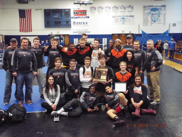 Edwardsville's team after a successful reigonal tourney.