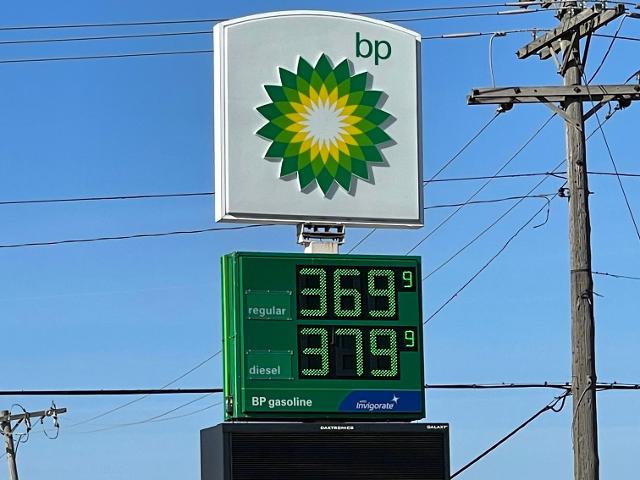 As of Monday afternoon, gas prices in Jerseyville were up to $3.69 per gallon