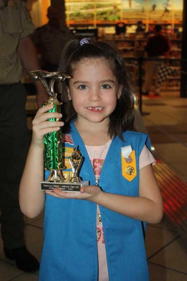 Boy Scouts, Girl Scouts Share Pinewood Derby Day Saturday at Alton