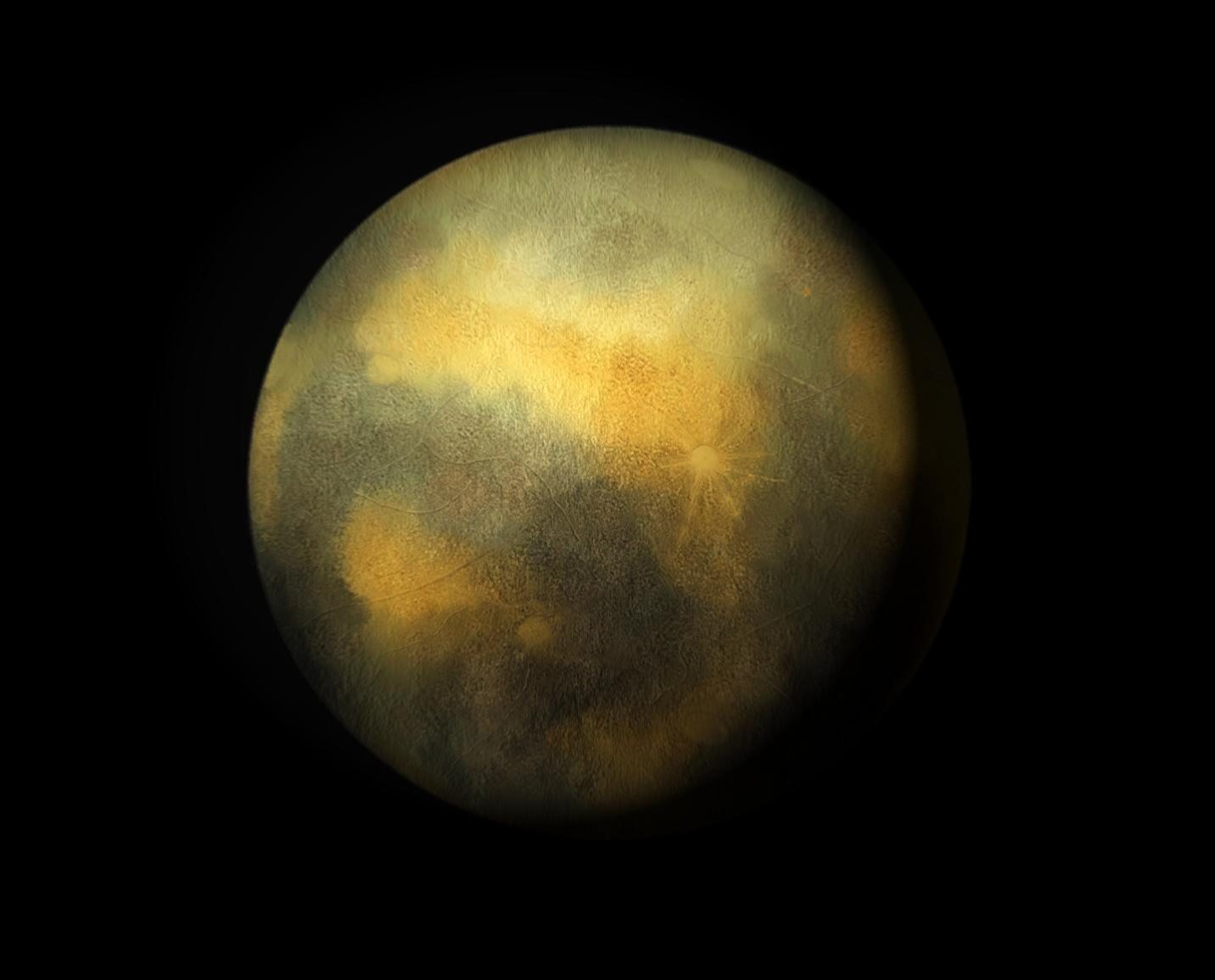 Pluto. Photo courtesy of Wikimedia Commons.