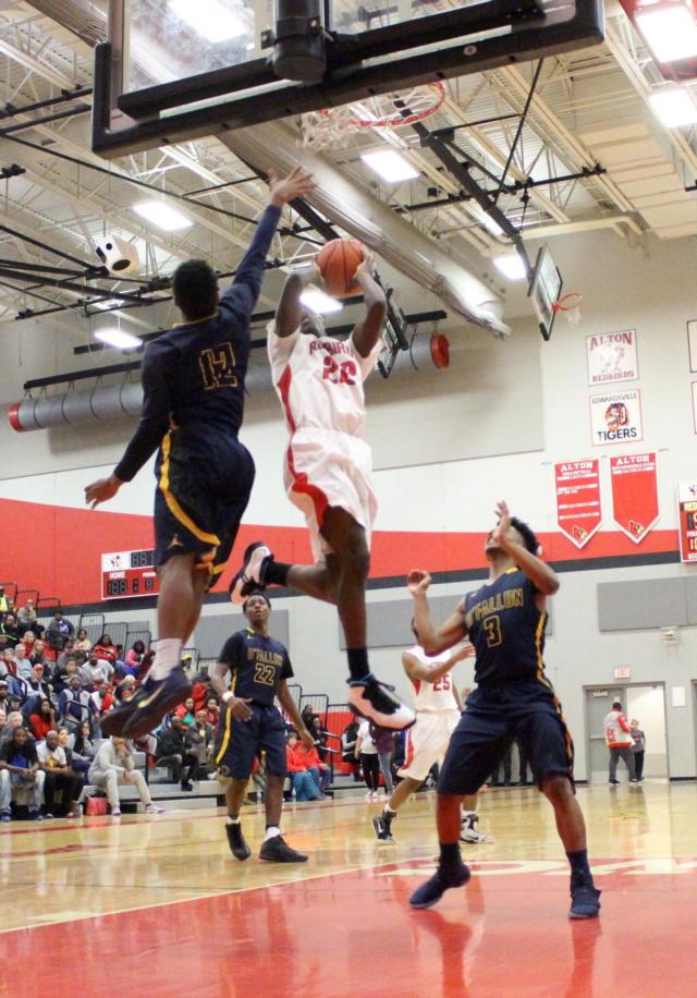 Kevin Caldwell scored seven points during the final home game of the season Friday, Feb. 24.