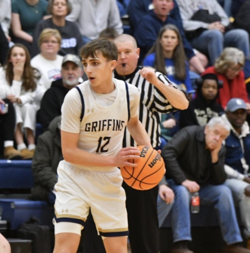 Carson Barone netted 24 points to lead Father McGivney Catholic on Monday night to a regional win.