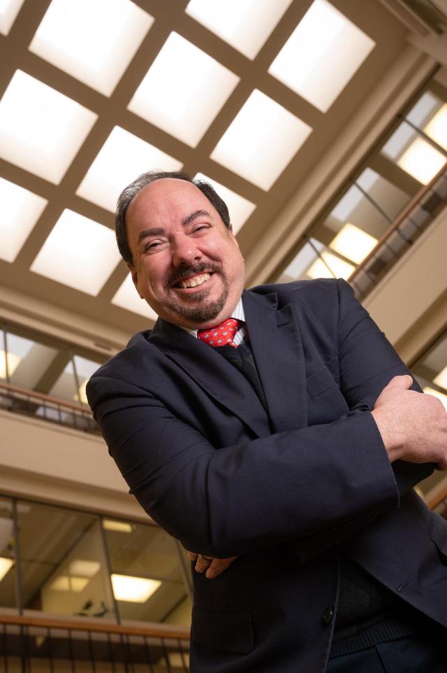 SIUE Difference Maker Tim Jacks, PhD, associate professor of computer management and information systems (CMIS) in the School of Business.