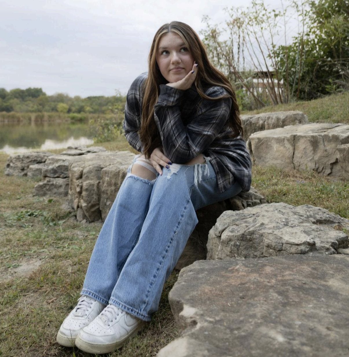 Emma Glenn of East Alton-Wood River High School.