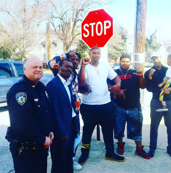 Chief Simmons, Joshua Young, Curtis McBride, Brian Newman, Flaze Lamant and Jason Harrison