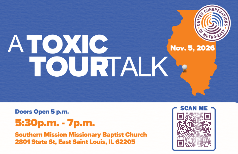 A Toxic Tour Talk with Illinois Deputy Governor and Illinois Environmental Protection Agency (IEPA) Director event flyer