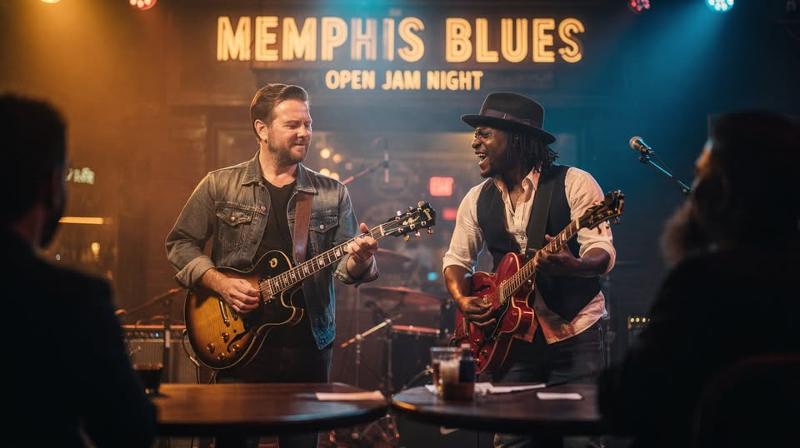 THURSDAY NIGHT BLUES JAM! event flyer