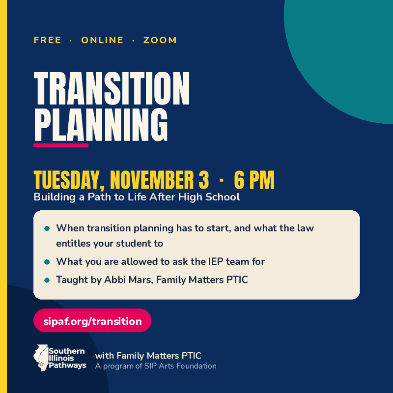 Life After High School: Transition Planning (Free, Online) event flyer