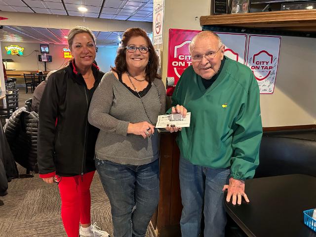 From left to right: Mary Mathews, Susie Eckert and Mike McCormick