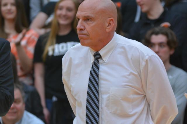Edwardsville head basketball coach Mike Waldo