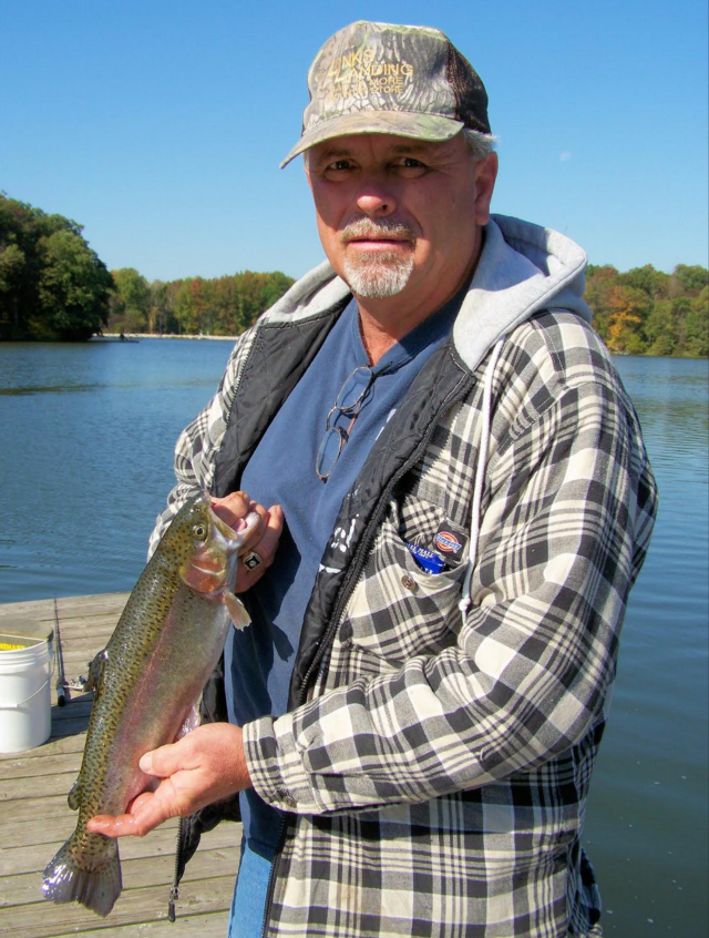  Lee Keck photo. Trout fishing begins in April throughout the state.