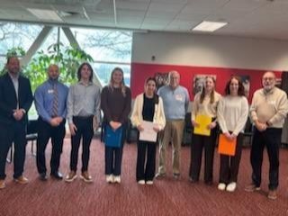 Riverbend CEO students and bankers.