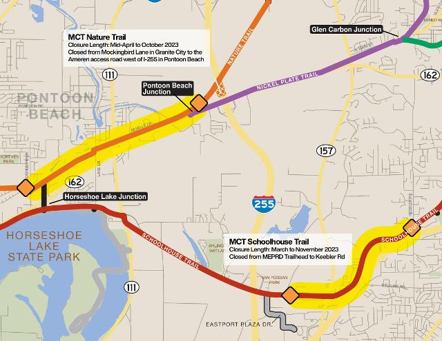  Segments Of The MCT Trails Will Be Temporarily Closed