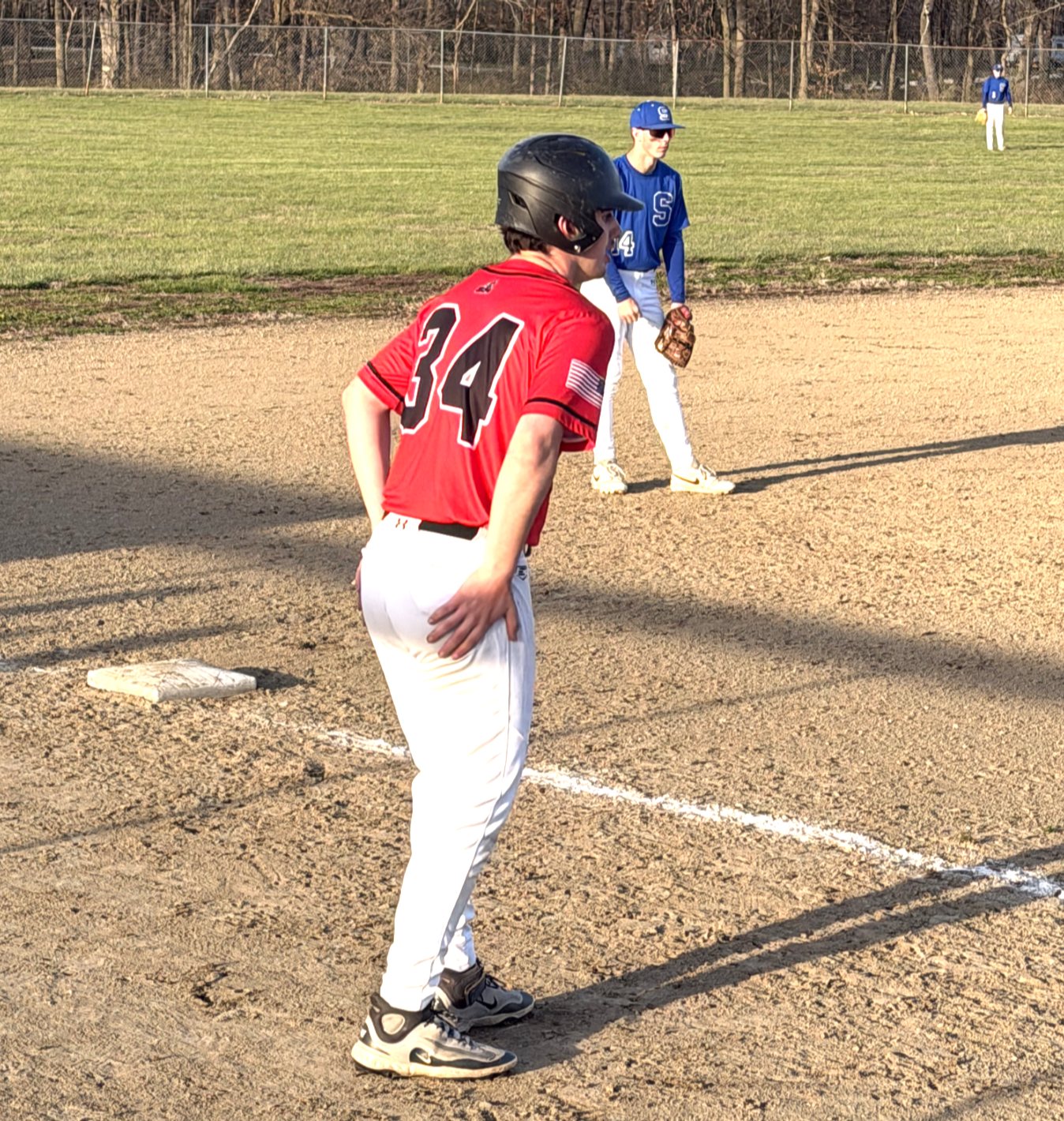 Peter Jarden, No. 34, cracked three hits and four RBIs for Bunker Hill on Monday against North Greene.