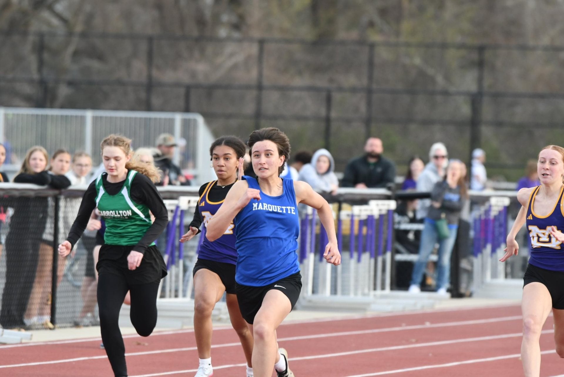 Marquette track star Karly Davenport.