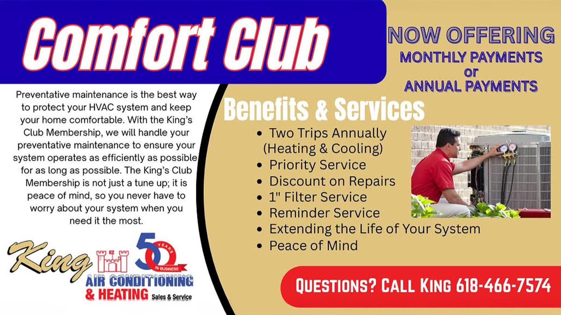 King Comfort Club Memberships