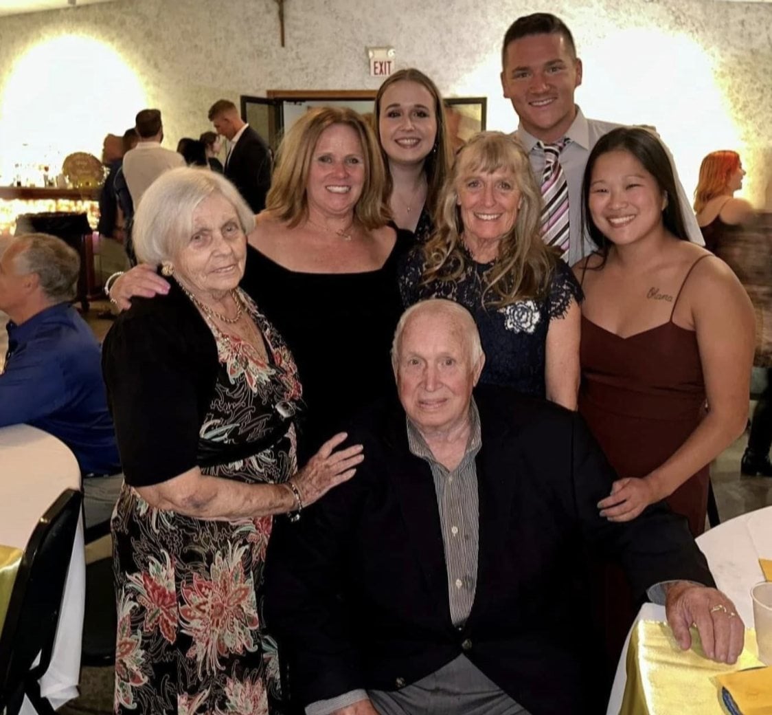Larry Moehn with his beloved wife, Louise.