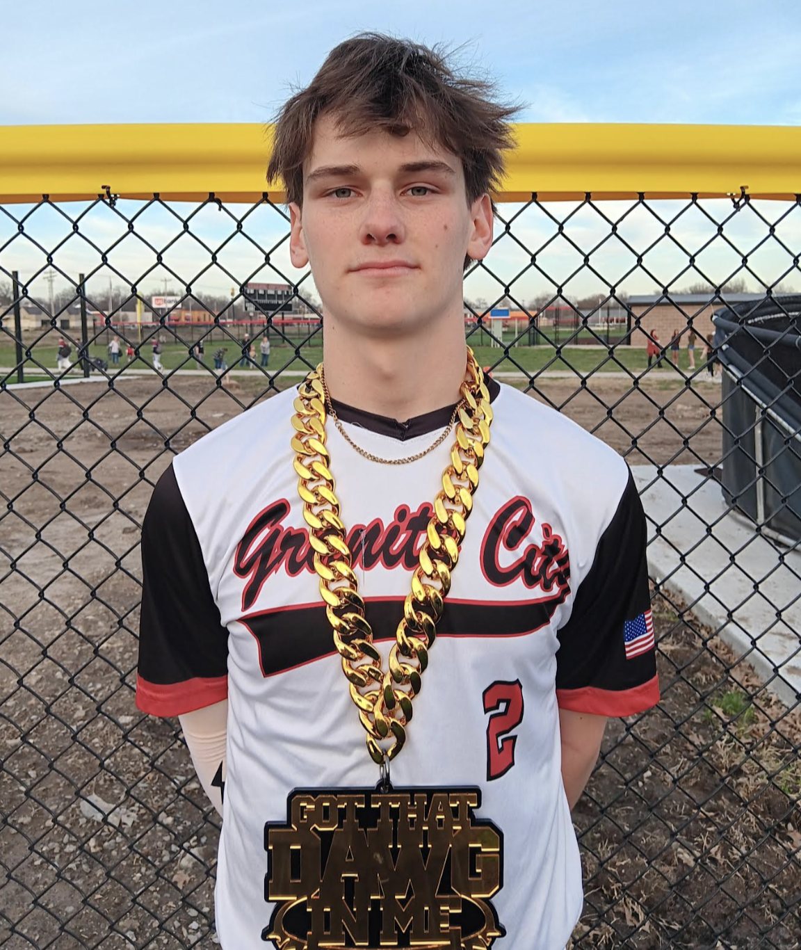 Granite CIty catcher Ayden Cooper.