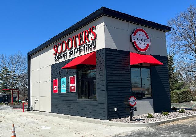 Scooter's Coffee Drive-Thru Now Open At New Godfrey Road Location - Ribbon Cutting To Be Held Soon