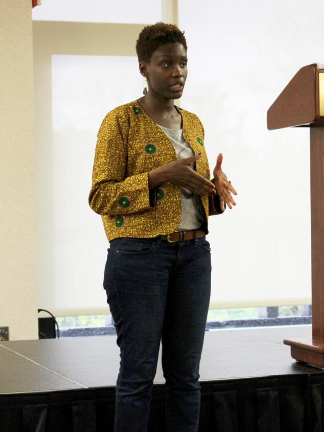 French journalist, filmmaker and human rights activist Rokhaya Diallo
