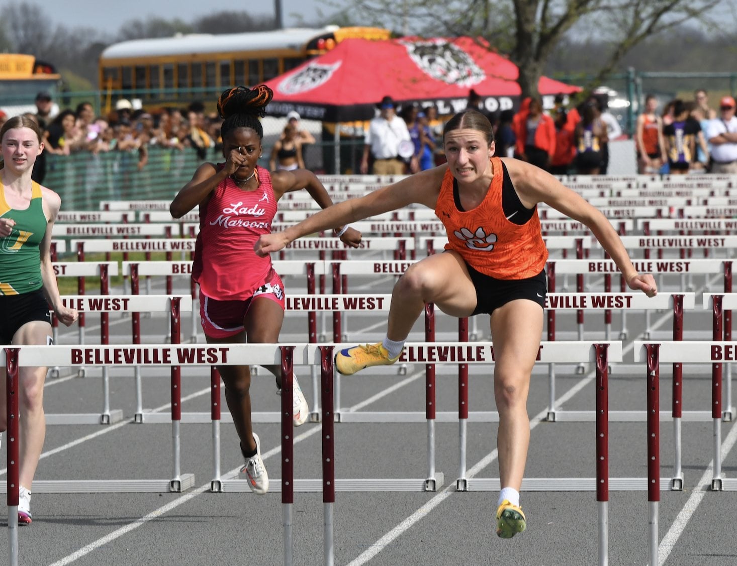 Tigers' star hurdler Sophia Shapiro.