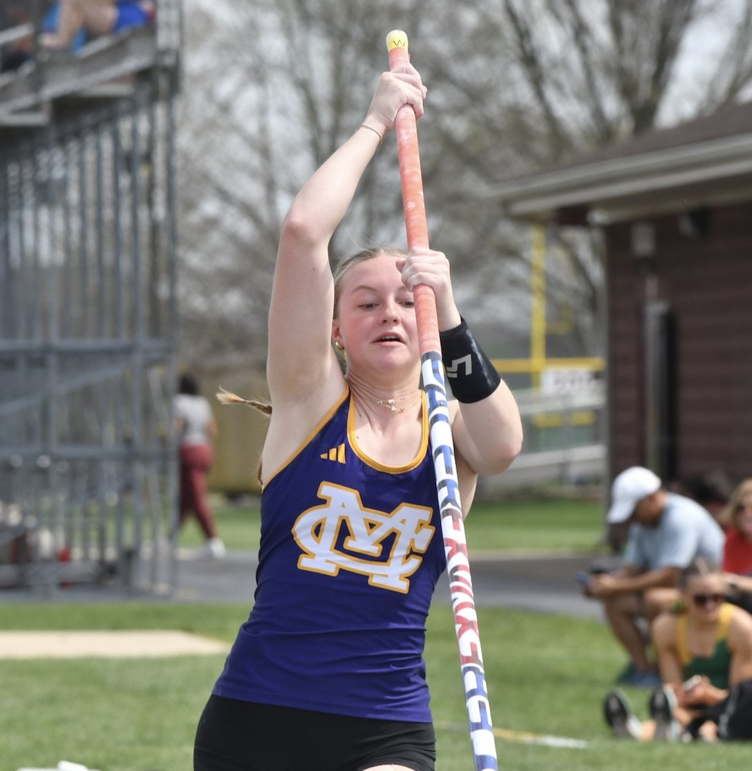 Kaylee Shields in the Lady Maroons Invite on Friday, April 3, 2026.