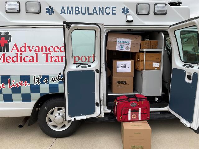 Ambulance MHQ doors open - filled