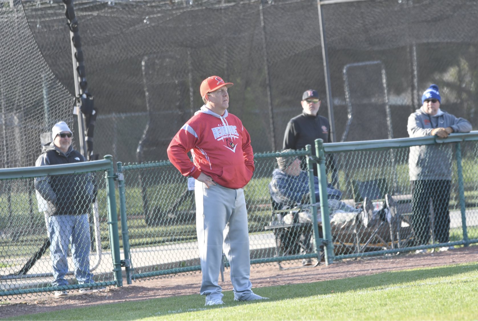 Alton High head baseball coach Scott Harper.
