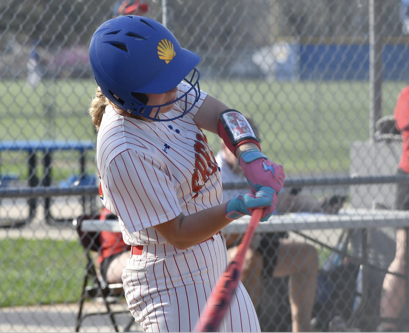 Roxana slugger Lilli Ray.