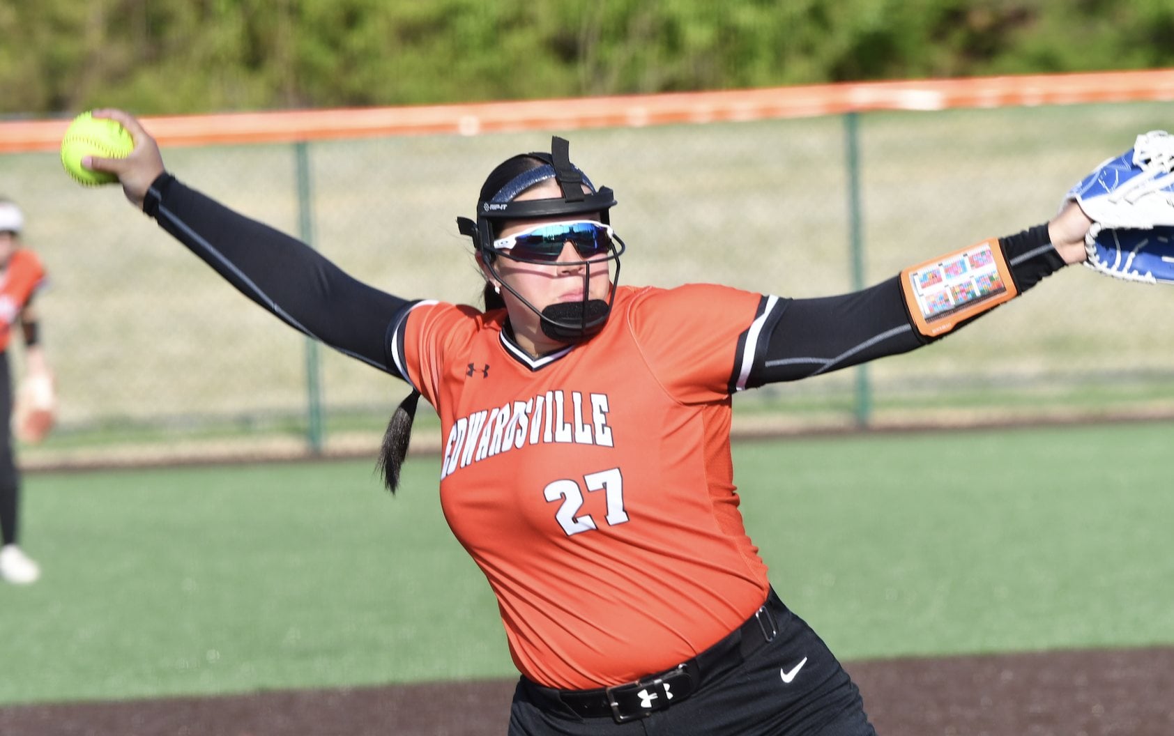 Tigers' standout pitcher Marley Fox. (Photos by Dan Brannan)