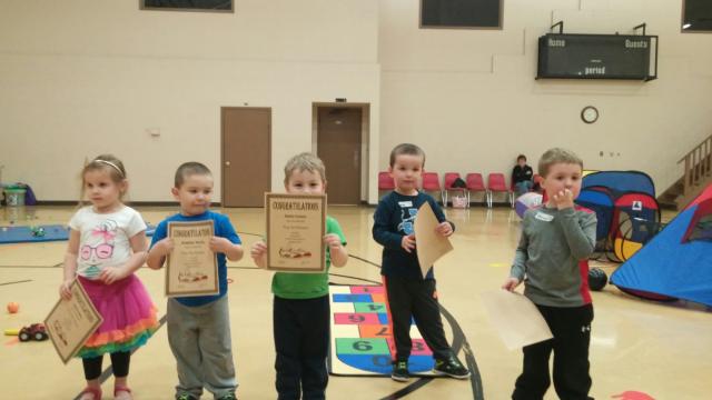 6pm Class Participants (from left to right): Rylee Allen 3, Brayden Young 3, Gavin Essner 3, Will Heimer 3, and Oliver Vetter 3. Not pictured: Tyler Meyer 3, Jase Poppe 3, and Adam Robinson 4.