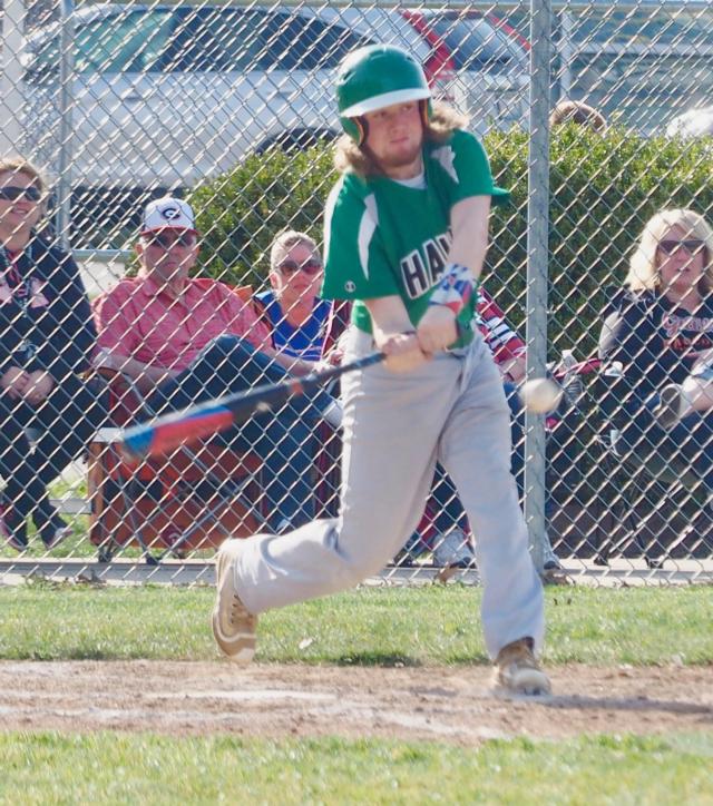 Hayden Stringer at bat.