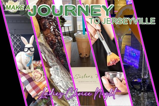Ladies Mashup – representation from the host businesses for the 1st Ladies Choice Night – by Explore Jerseyville Tourism.