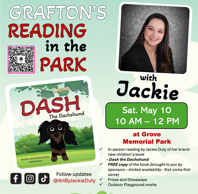 Reading in the Park with Jackie Duty