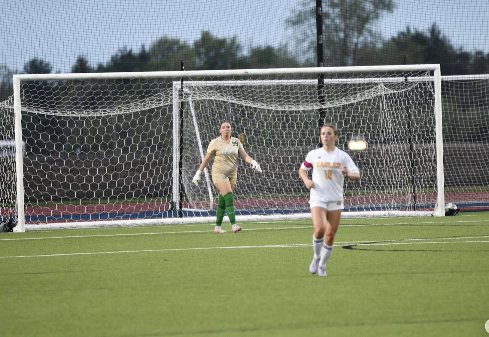 Peyton Ellis was once again phenomenal in goal for the Griffins on Wednesday night.