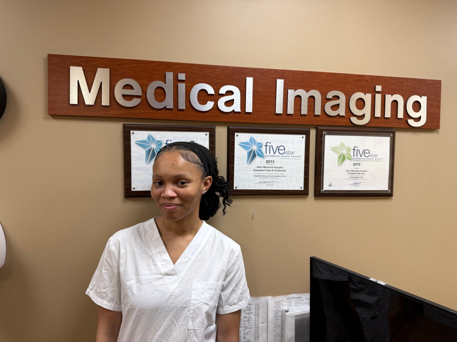 Christyona Lipford, Radiology, Alton Memorial.