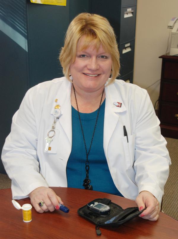 Lisa James comes to the diabetes educator position at Alton Memorial Hospital after 10 years as a nurse in Surgical Services.
