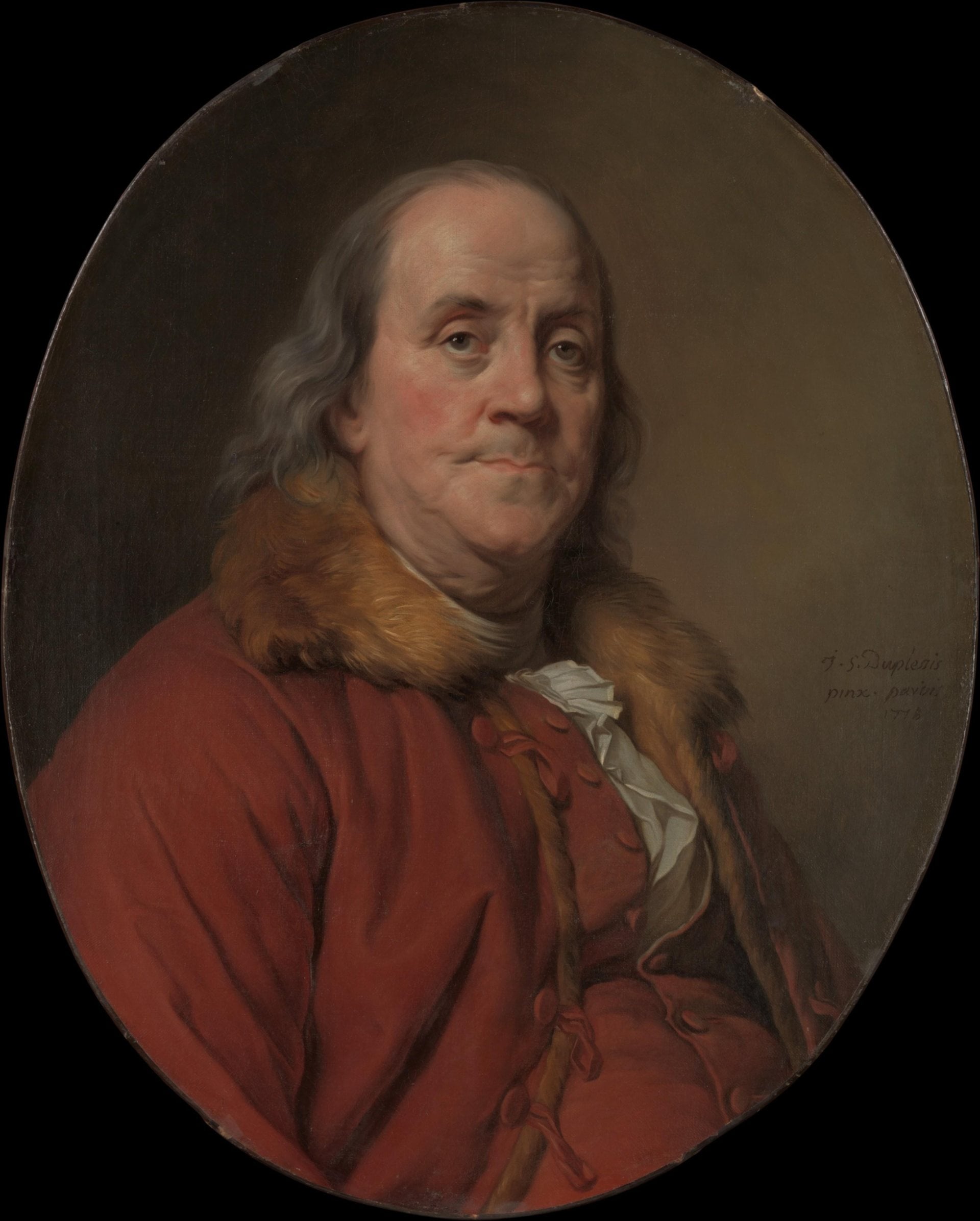 Benjamin Franklin. Photo courtesy of Wikimedia Commons.