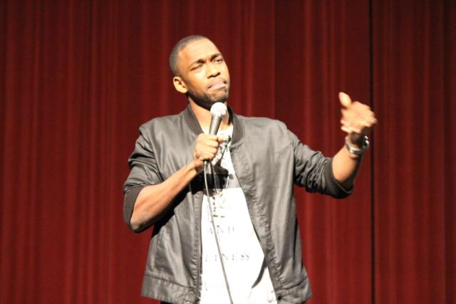 No one was safe from the jokes of Jay Pharoah at his stand-up set at SIUE.