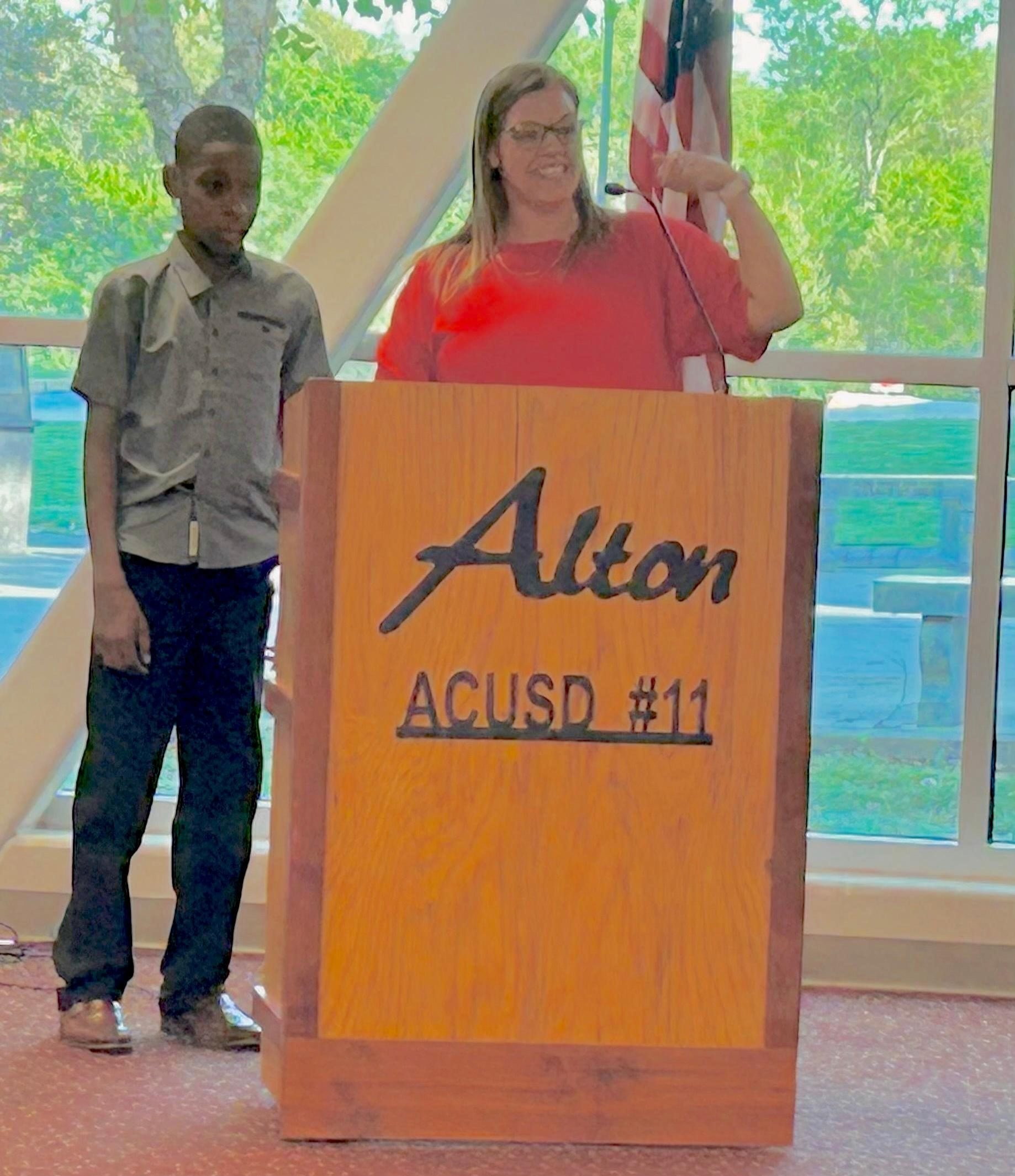 Ja'cari Stiff and Amanda Beiser.