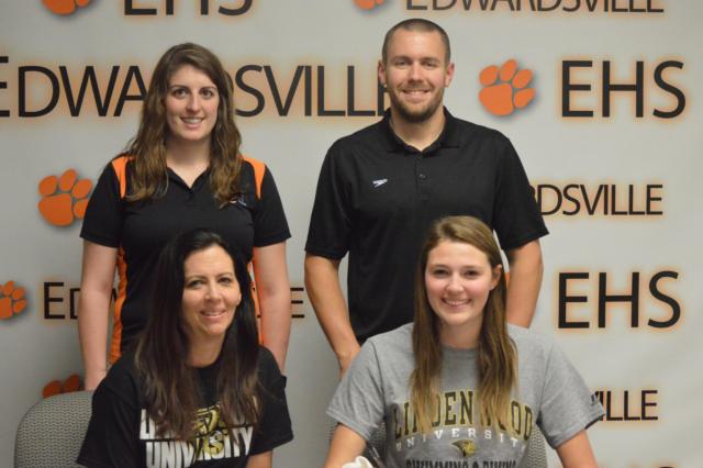 Michelle (mom) and Taylor Sielheimer, Sam Shaw and Christian Rhoten.