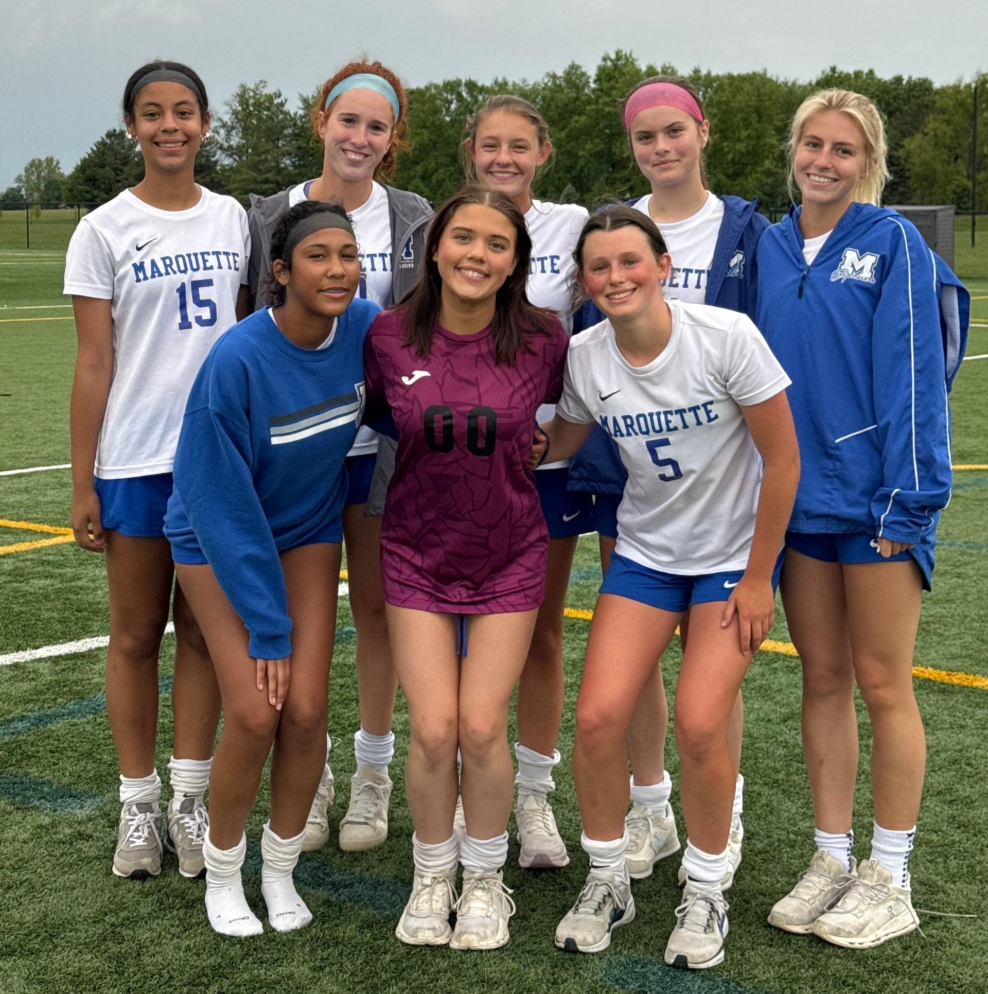 Key Marquette players against Metro East Lutheran.