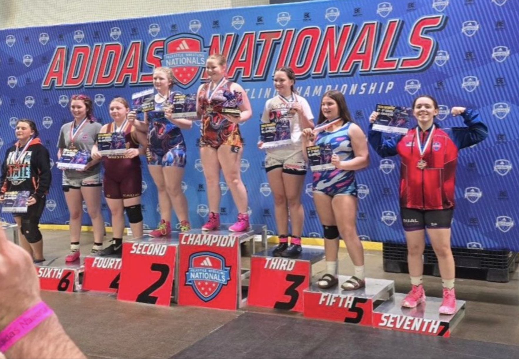 Ellie Kennedy marks her seventh place win.