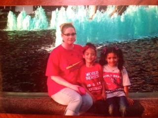 Stephanie Carrington and her children.