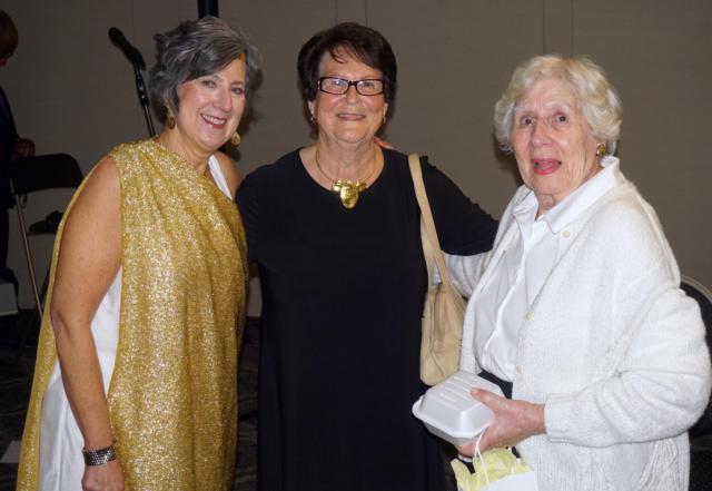 Irene McLaughlin, left, with her aunt Millie Hancock (president of the Christian Hospital Auxiliary) and Mary Woodcock, a longtime AMH volunteer.