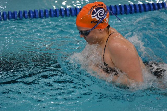 Elizabeth McPherson is another Coach Bob Rettle/Christian Rhoten product that is headed to Illinois State University to swim this upcoming year. McPherson has always been an outstanding swimmer and leader for the Breakers. She is a summer coach for the Water Works Swim Club. (Photo by Dan Brannan)
