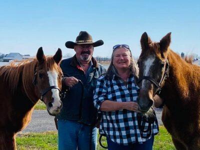 Dave and Kay Langenhorst operate Chakota TRC, located in Germantown, IL on 11.55 acres. The grounds feature a large stocked pond and “calming” cabin where some clients visit for some quiet time or just to feed the fish.